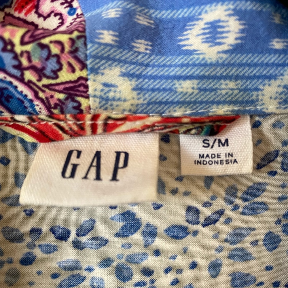 GAP Mixed Print High-Low Kimono Top - Picture 9 of 9